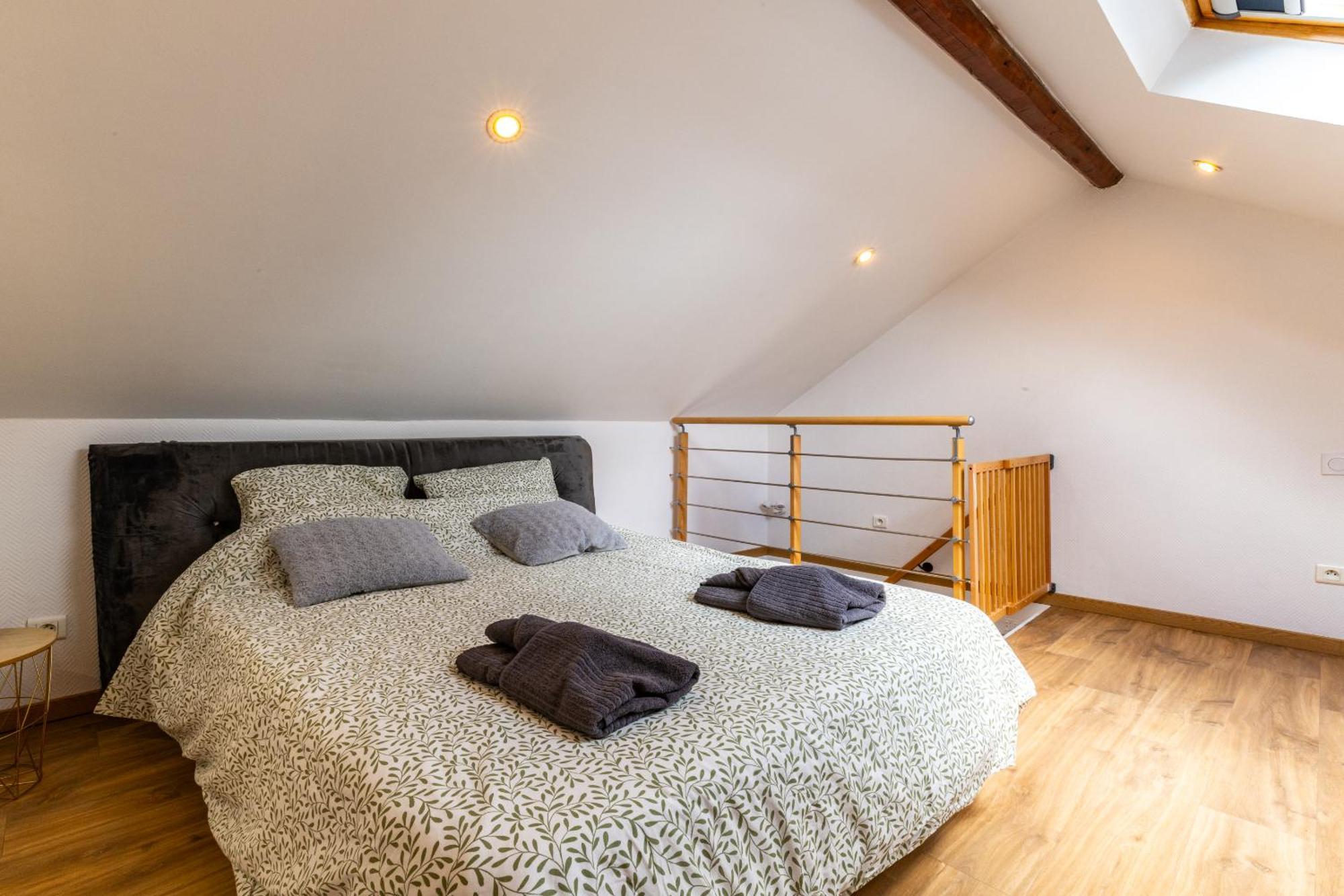 Le Lotus Duplex Appartement Dijon Kamer foto