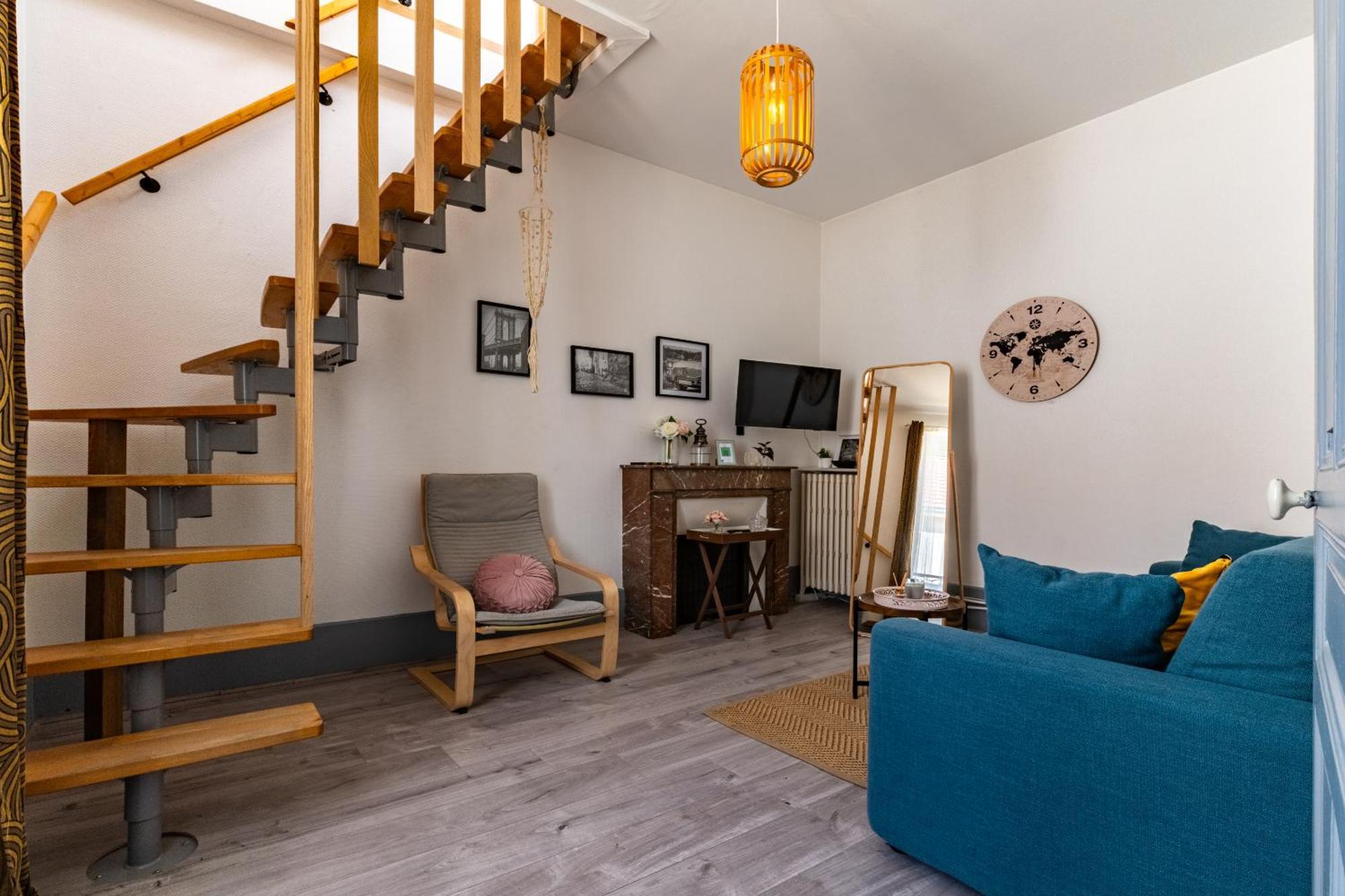 Le Lotus Duplex Appartement Dijon Kamer foto